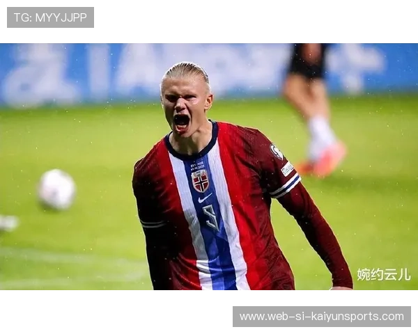 哈兰德强行起跳完成倒挂尝试，挪威看台沸腾